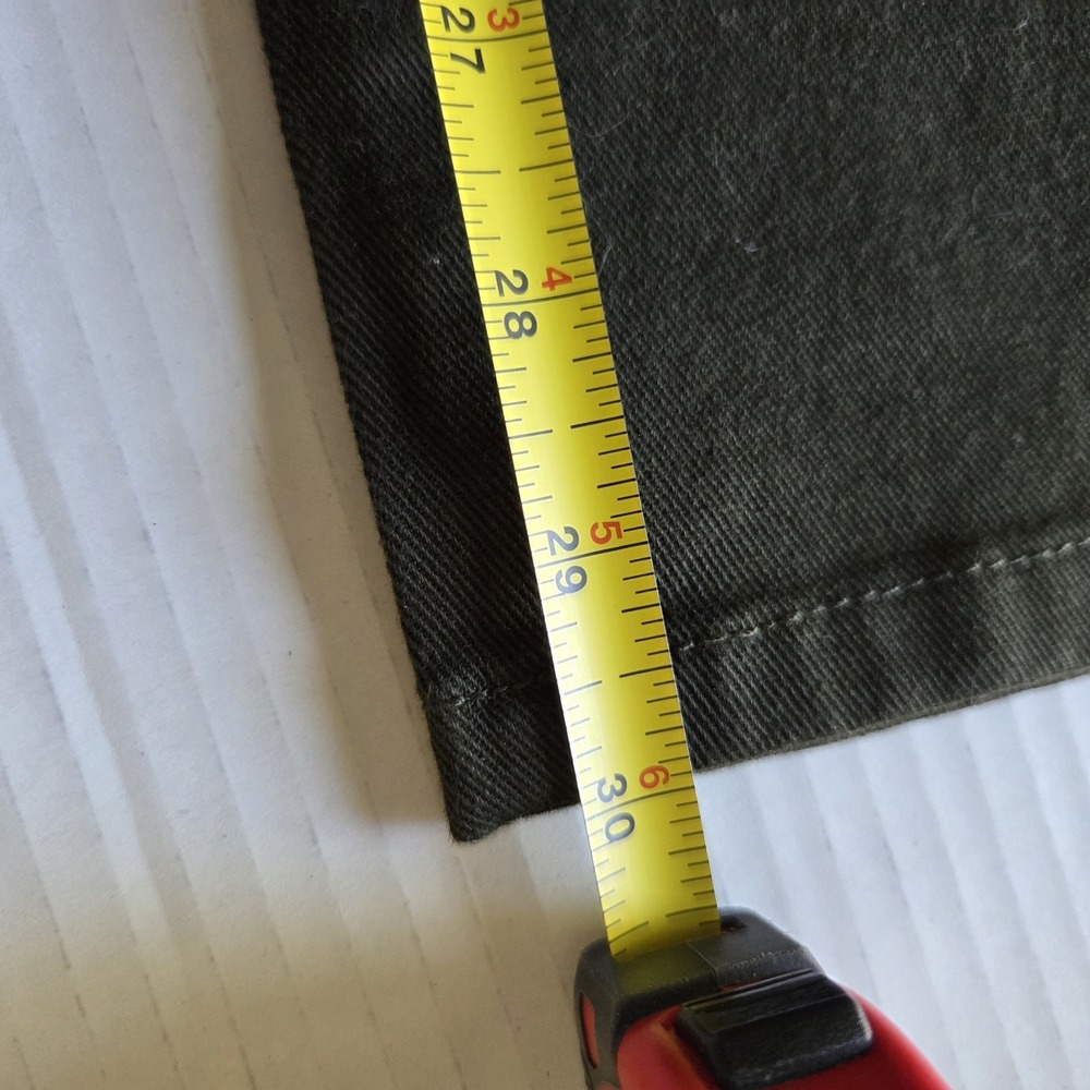 NEW Style & Co Denim Tummy Control Jeans Hi-Rise Straight Leg Olive Green 14 - Picture 13 of 15